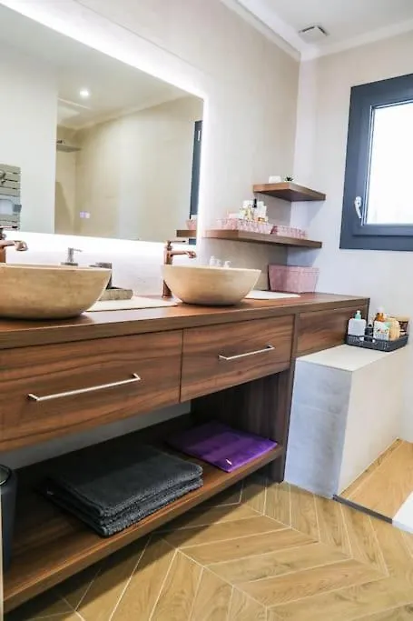 Haut De Villa Vue Mer Panoramique Sur Golfe De Saint-Tropez 레지상브르 아파트